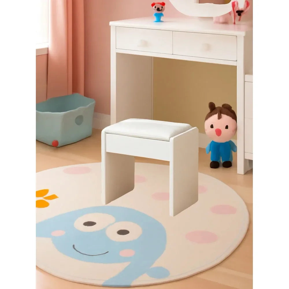 Stool With Soft Cushioned Seat