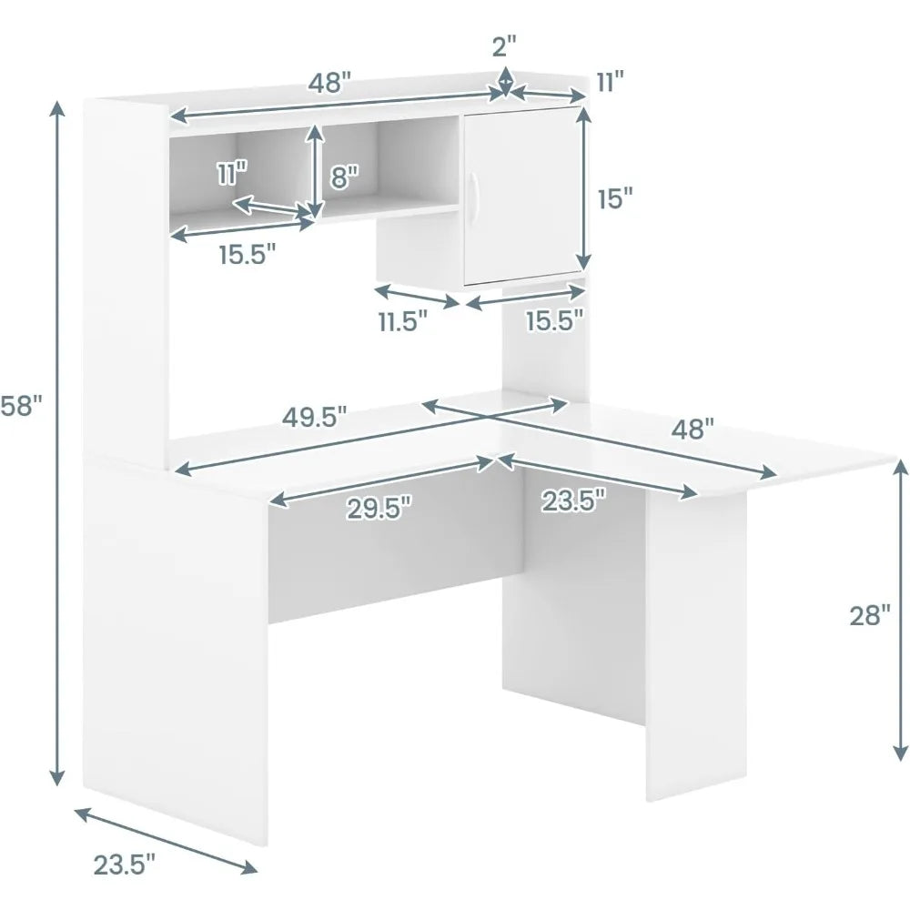 Desk with Hutch