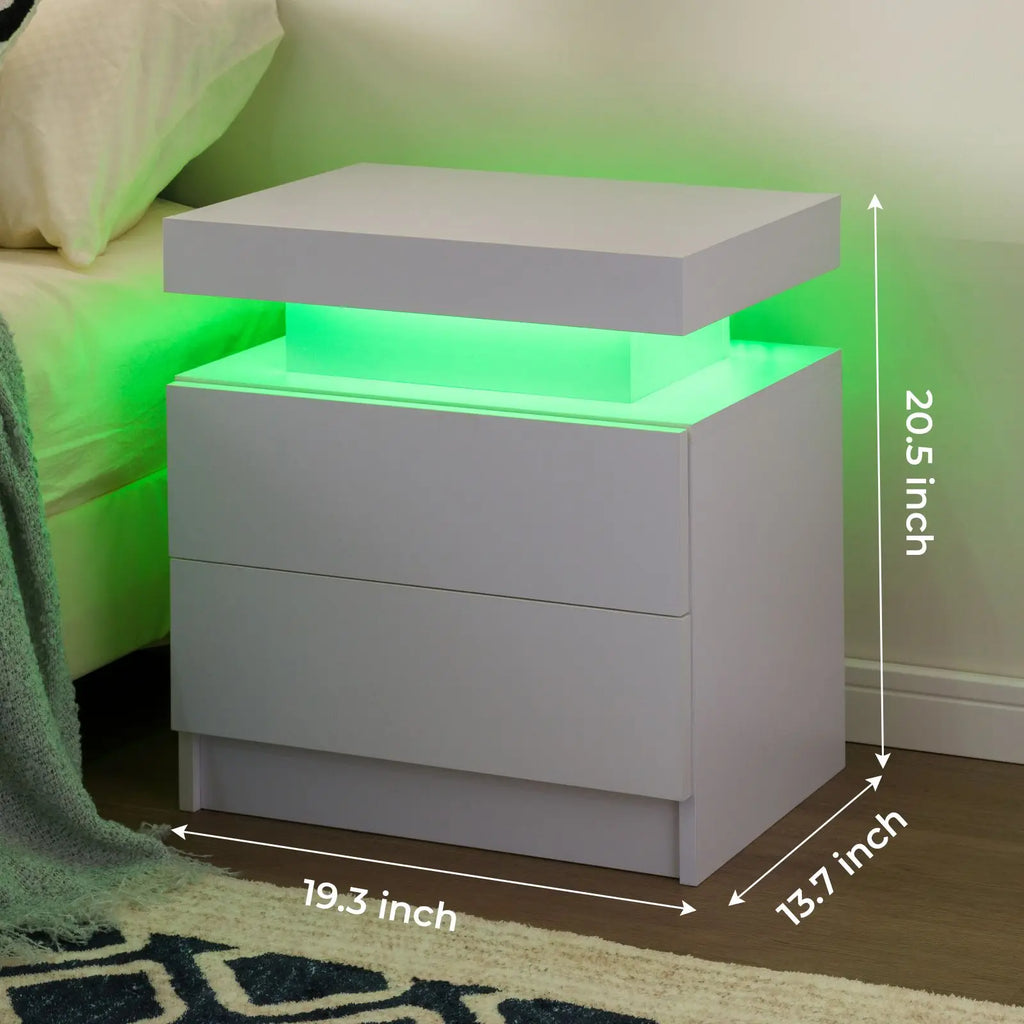 2 LED Nightstand