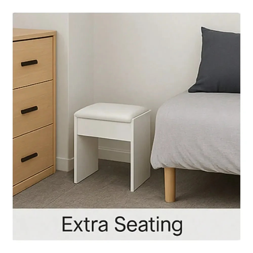 Stool With Soft Cushioned Seat