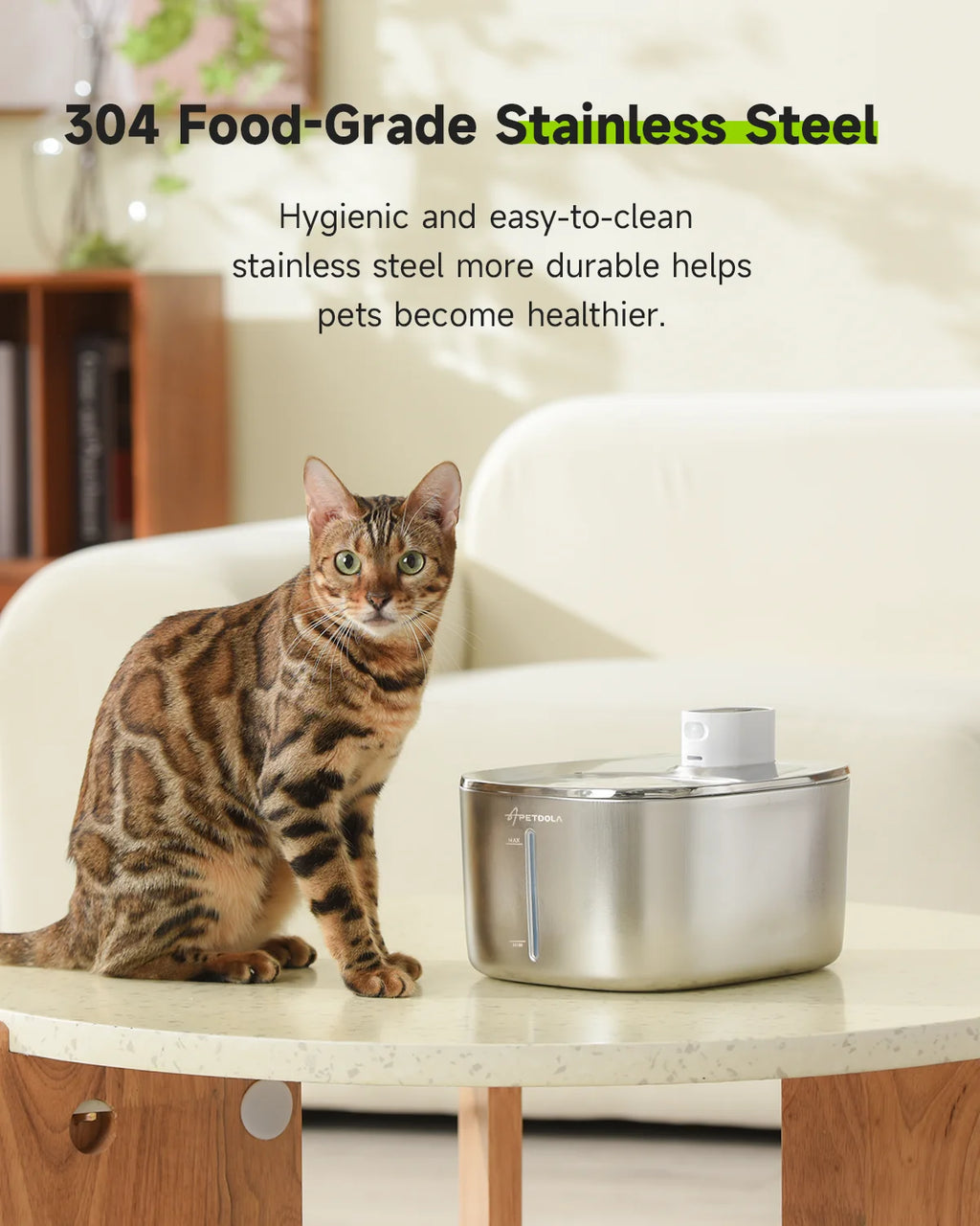 Drinking fountain for cats/dogs